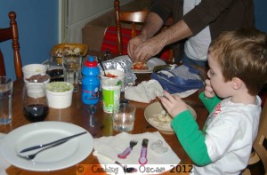 Eating Home Made Tortillas