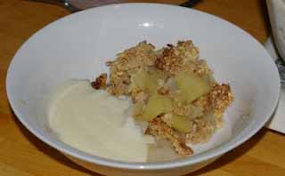 Apple and Pear Crumble with Quinoa