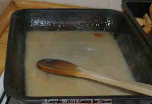 Making gravy