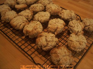 Apple or Pear Rice Bubble Biscuits