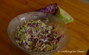Apple and Sour Cream Coleslaw