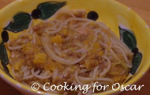 Pumpkin and Lentil Pasta