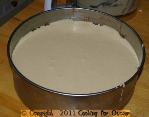 Making Chocolate Cashew Butter Cheesecake