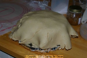 Covering a Cake in Cashew Marzipan
