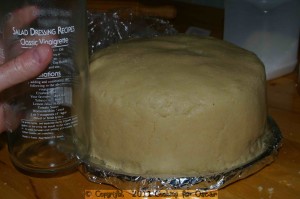 Covering a Cake in Cashew Marzipan