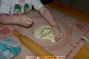 Making Christmas Cake Decorations