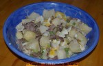 Potato Egg and Bacon Salad
