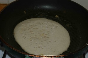 Cooking Buckwheat Pancakes