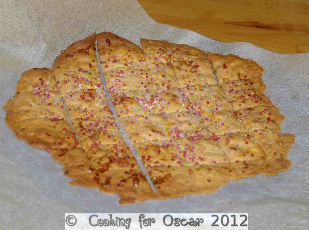 Saltine Crackers Cooking for Oscar