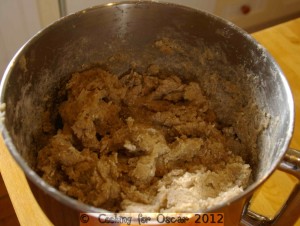 Making the dough for Scalded Rye Bread