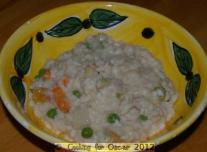 Roast Chicken and Vegetable Risotto