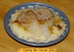 Custard and Pear Tarts