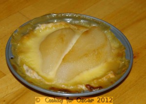 Custard and Pear Tarts