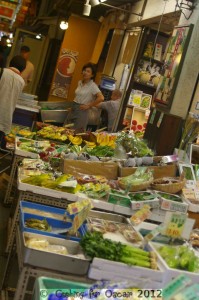 Japanese Market in Kyoto 