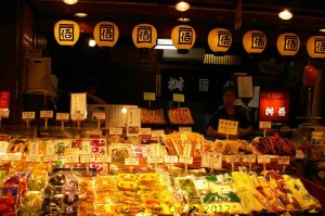 Japanese Market in Kyoto 