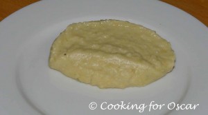 Mashed Split Pea and Spring Onion (mash, dip or spread)