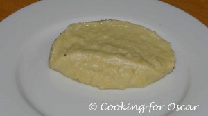 Mashed Split Pea and Spring Onion (mash, dip or spread)