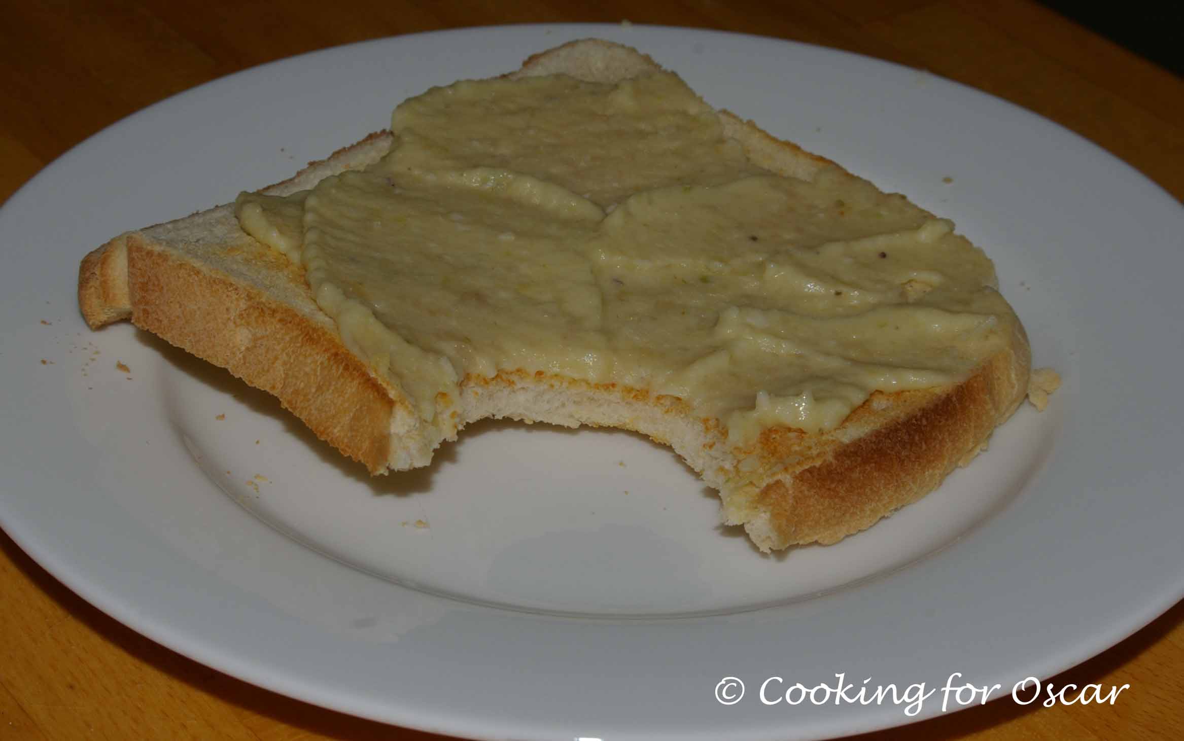 Split Pea and Spring Onion Mash