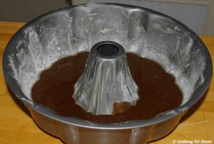 Making Carob Syrup Cake