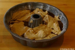 Making Carob Syrup Cake