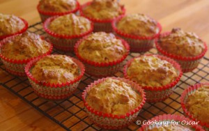 Carrot, Zucchini and Apple Muffins