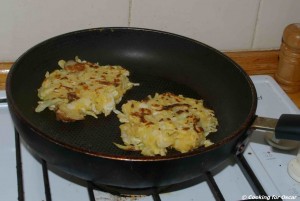 Cooking Okonomiyaki