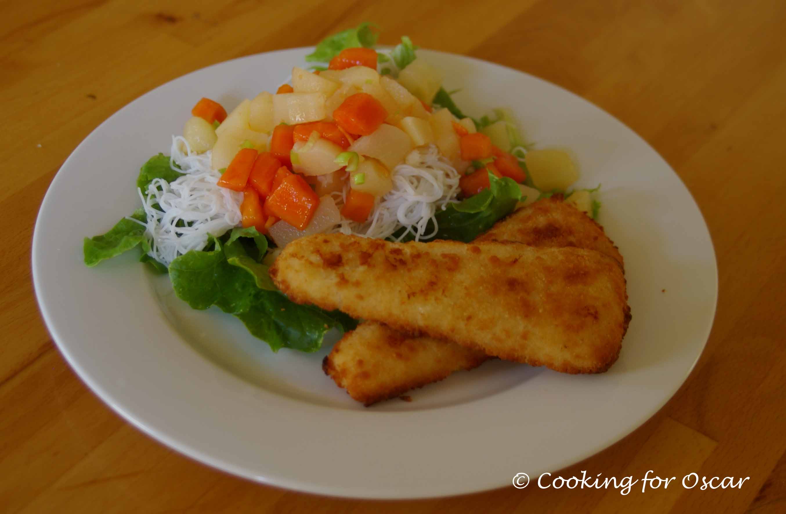 Paw Paw and Pear Salad