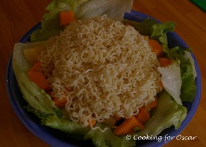 Pear and Paw Paw Noodle Salad