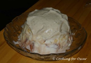 Making an Ice Cream Bombe