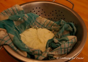Making Strained Yogurt