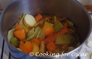 Making Vegetable Stock Concentrate