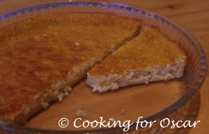 Crustless Coconut Pie