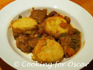 Chicken Casserole with Savoury Biscuits