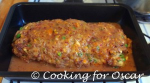 Making Meatloaf in Sauce