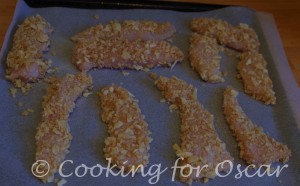 Making chicken Tenders