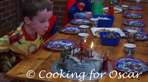 Oscar's Super Hero Party