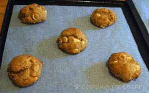 Rye and Spelt White Choc Chip Cookies