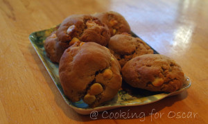 Rye and Spelt White Choc chip Cookies