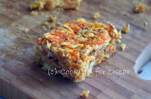 Carrot and Zucchini Muesli Slice