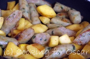 Apple-Sausage Saute