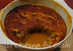 Caramel Pear Self Saucing Pudding